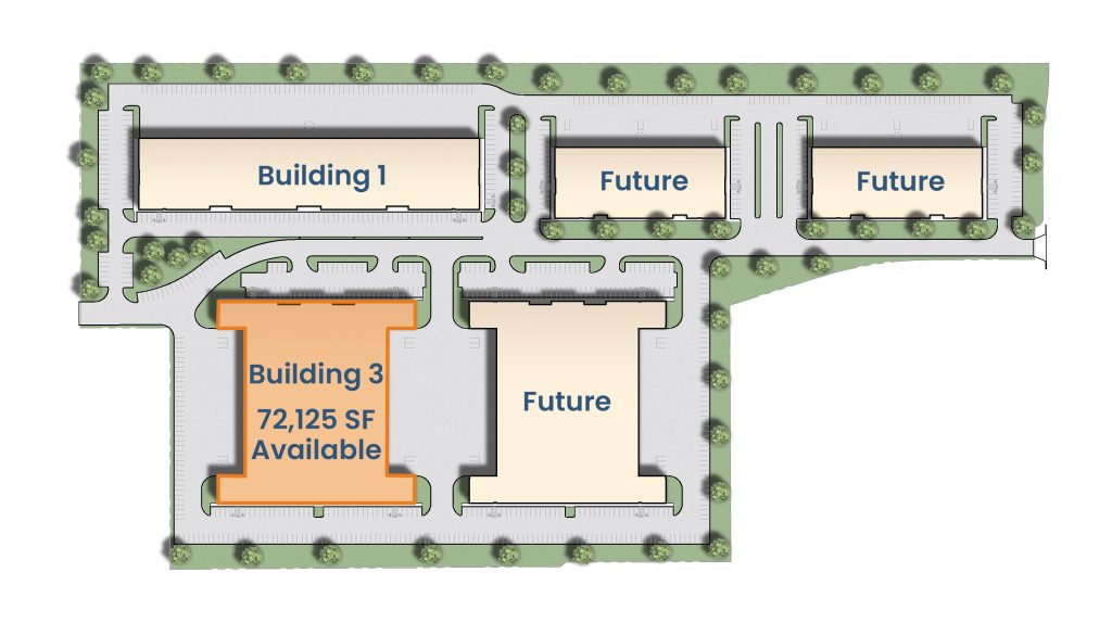 4-14-25-Northlake---site-plan---highlighting-building-3