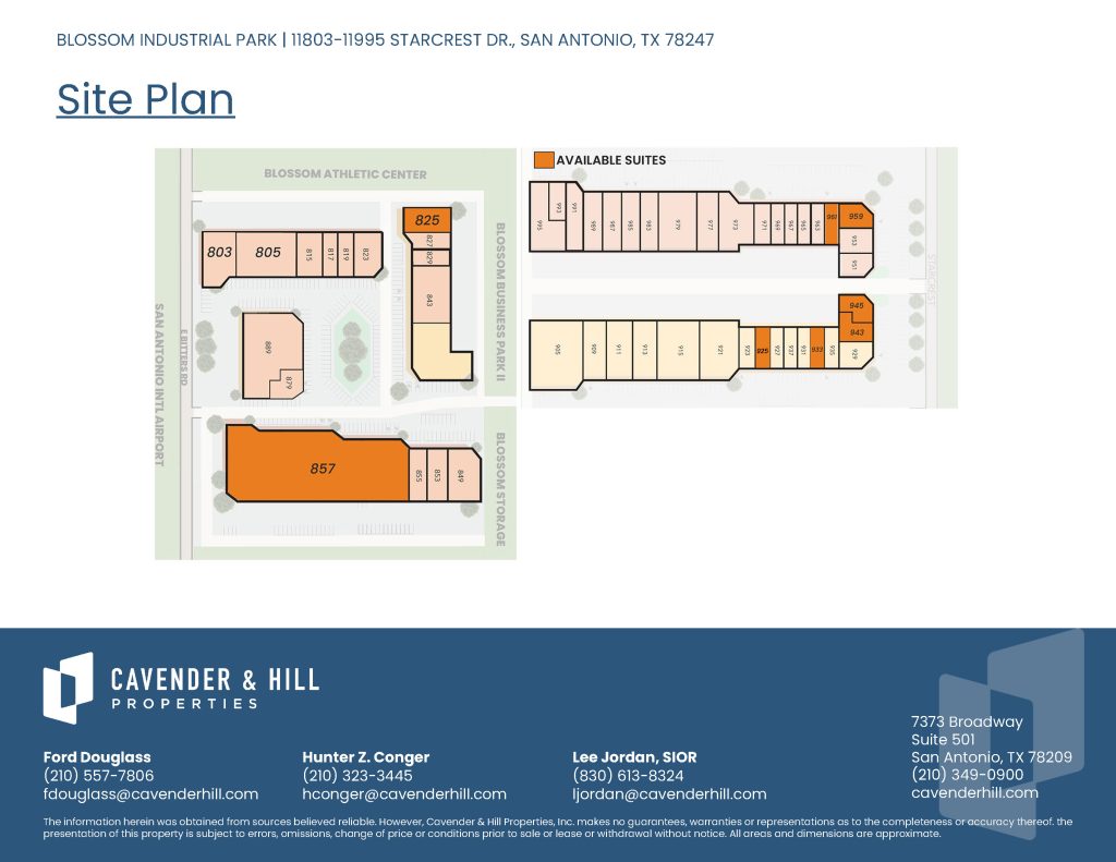 site plan - Blossom Industrial Park 8.12.26
