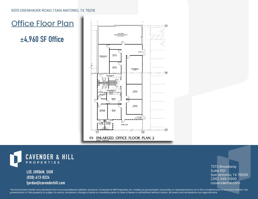 Office Plan 6010 Eisenhauer Road