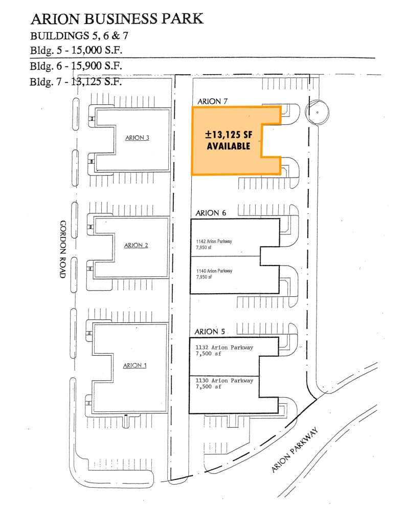 Site Plan - 1140 Arion Pkwy
