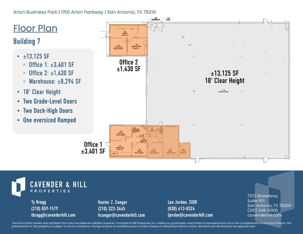 floor plan Arion Business Park 7
