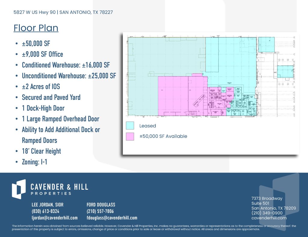 Floor Plan 5827 US-90 - 50K SF 10.5.26
